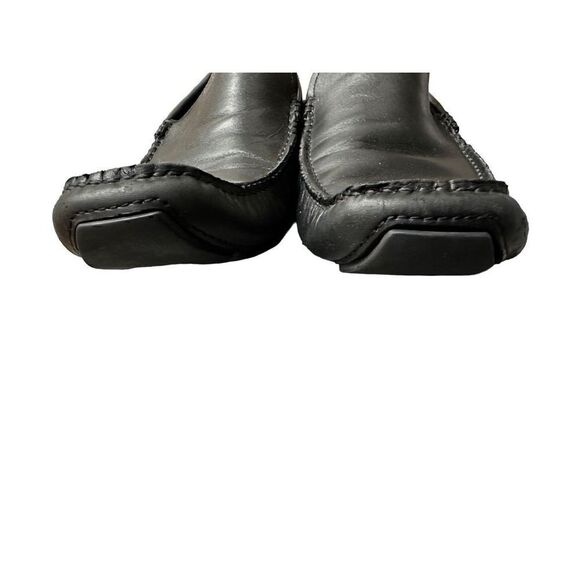 BALLY WALDER Men's Trainspot Black Leather Loafer Driver - Picture 5 of 9